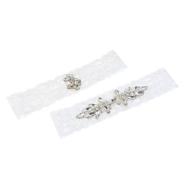 4X Crystal Diamante Silver Single Row Bridal Bracelet Hand Chain Clearance Offer